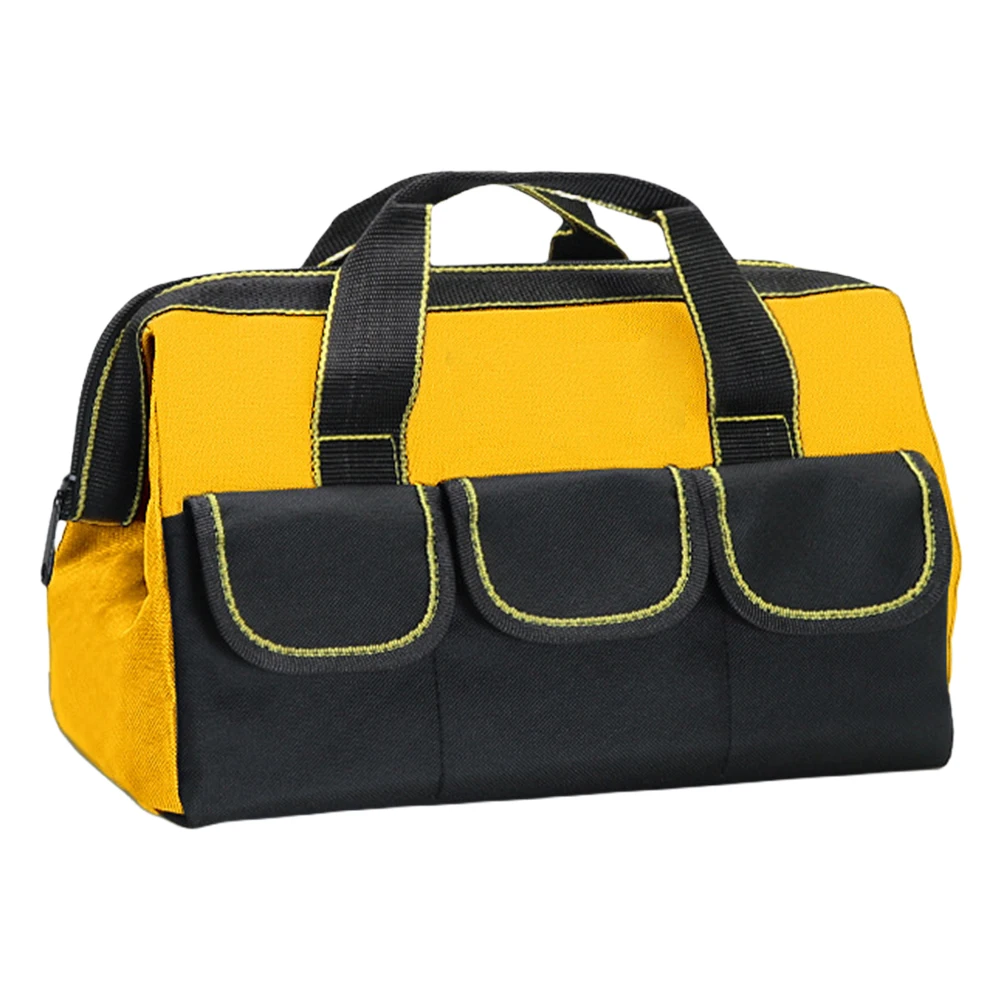 1680D Oxford Cloth Tool Bag Working Electrician Professional Waterproof Wear-resisting Leather Organizer Multipurpose Tool Bag