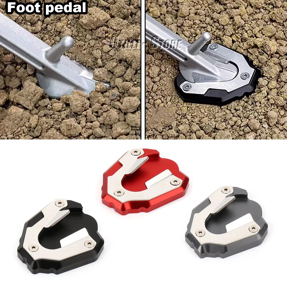 

For Tiger 1200 Gt Pro Motorcycle Kickstand Extender Foot Side Stand Extension Pad Anti-skid Enlarged Base For TIGER 1200 GT PRO