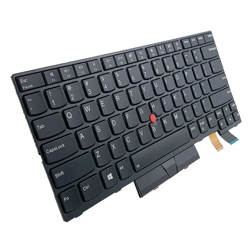 Keyboard For for Lenovo Thinkpad T470 A475 T480 A485  Laptop US  Keyboard With Backlight