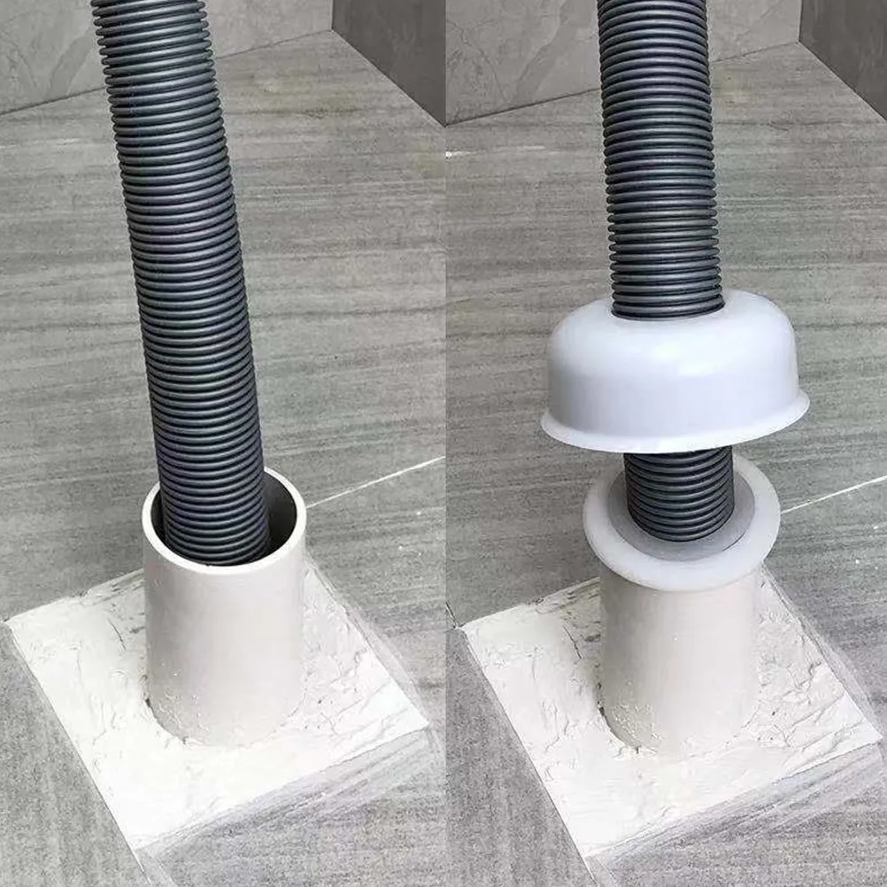 

1Set Waterproof Anti Smell Floor Drain Inner Core White High Quality Silicone Plastic Seal for Sewer Pipe Washing Machine