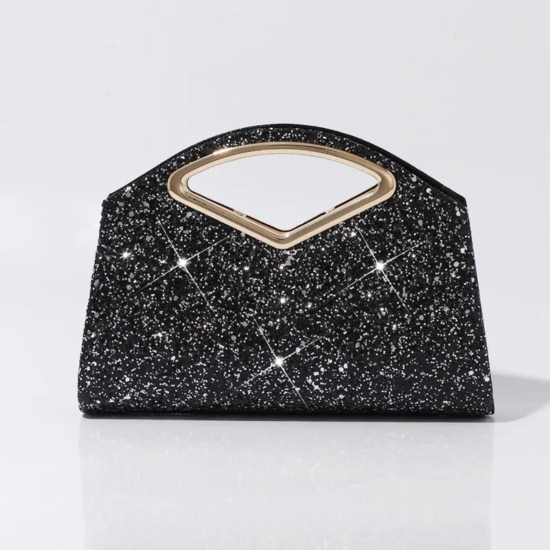 

2025 Elegant Shiny Glitter Women Evening Bag Fashion Party Sequin Clutch Purse Ladies Wedding Prom Handbag Crossbody Bag
