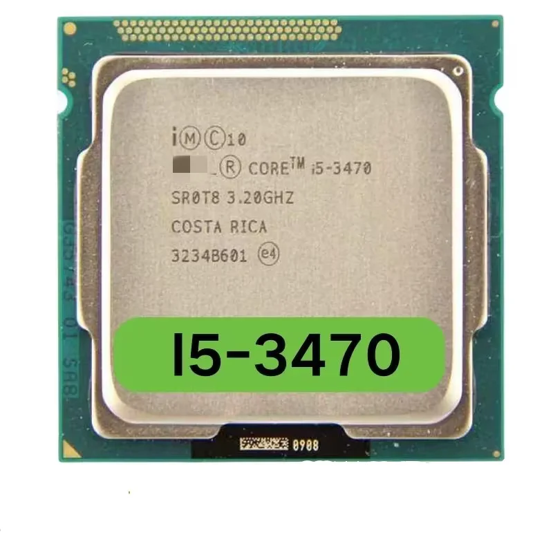 Processador CPU Quad-Core, i5 3470, LGA 1155, Bandeja i5-3470, 3,2 GHz, 77W, Cache 6M