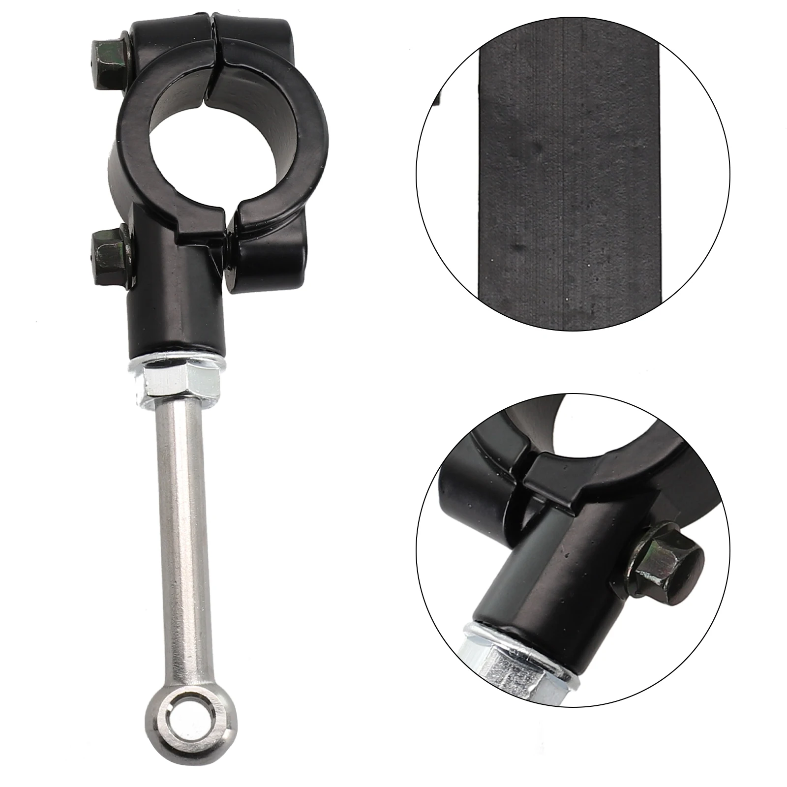 Support Bar Motorcycle SideStand ABS+Metal Assistant Tool Black Motorcycle Parts Accessories High Quality Practical