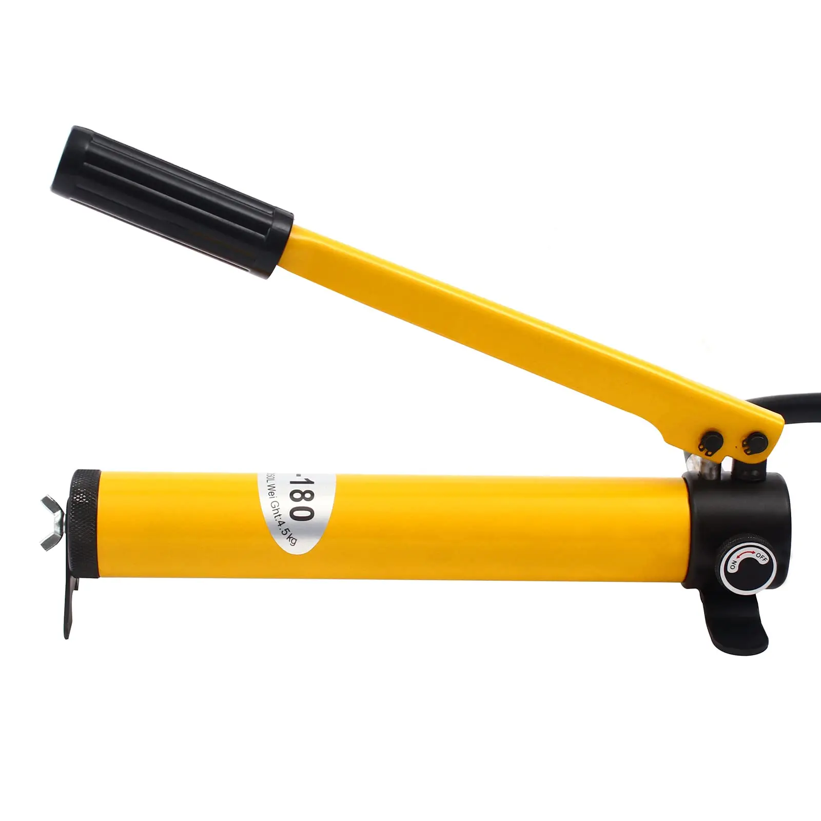 

Manual Hydraulic Pump, 10000Psi Cp-180 Hand Pump Separated Type Hydraulic Tool 10 Ton Hydraulic Power Pack Pump 700Kg/Cm2
