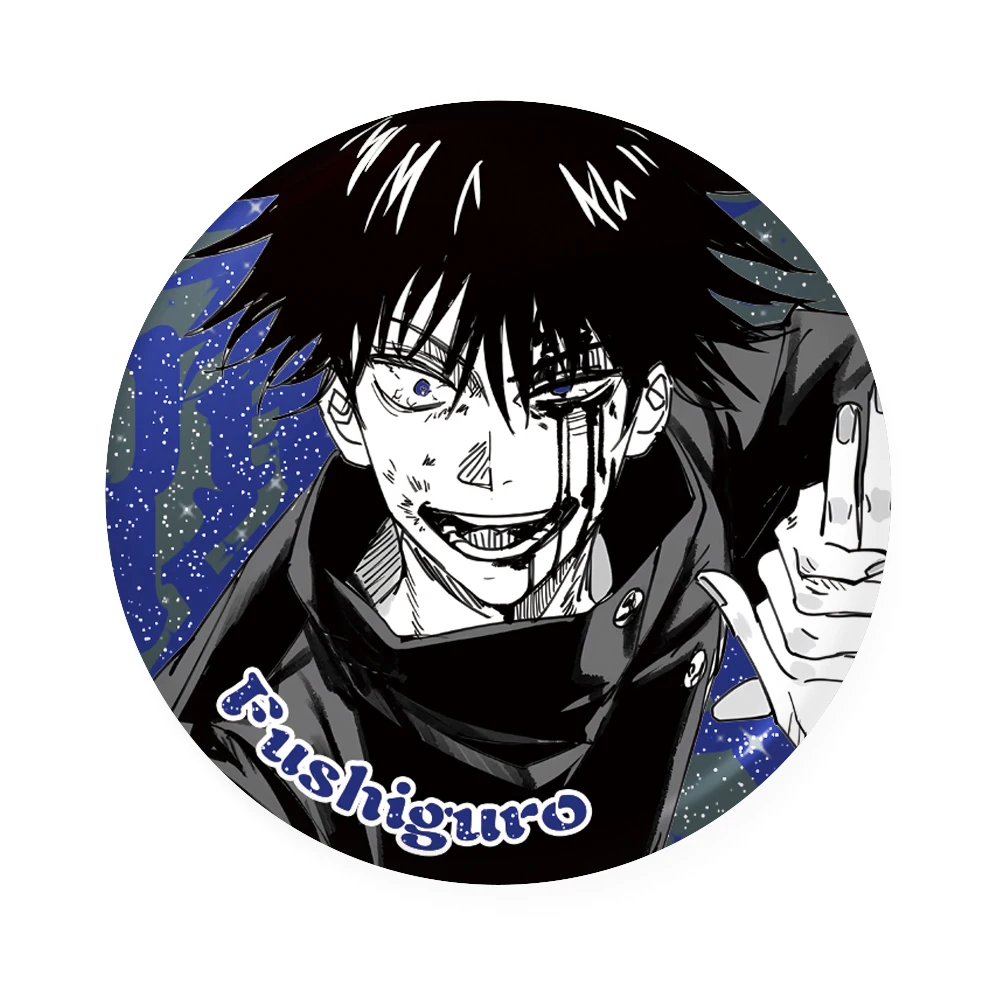 Anime Jujutsu Kaisen Itadori Yuji Fushiguro Megumi Kugisaki Nobara Satoru Gojo Cosplay Badge High Appearance Level Brooch Gift