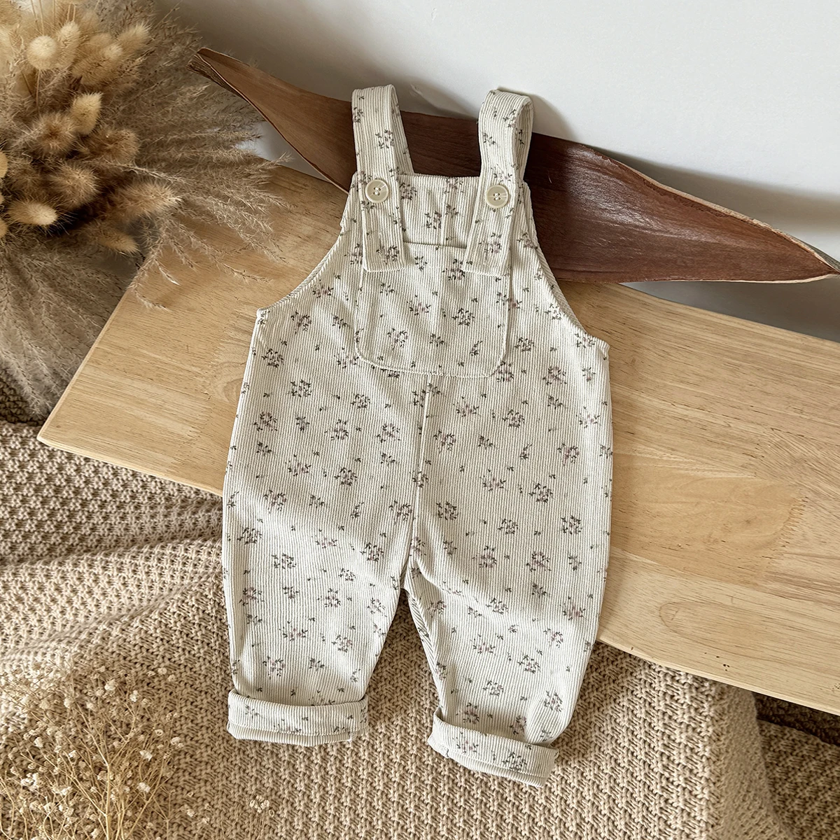 

Детские девочки комбинезон милый без рукавов цветочный принт комбинезон комбинезон весна осень одежда младенца новорожденные товары