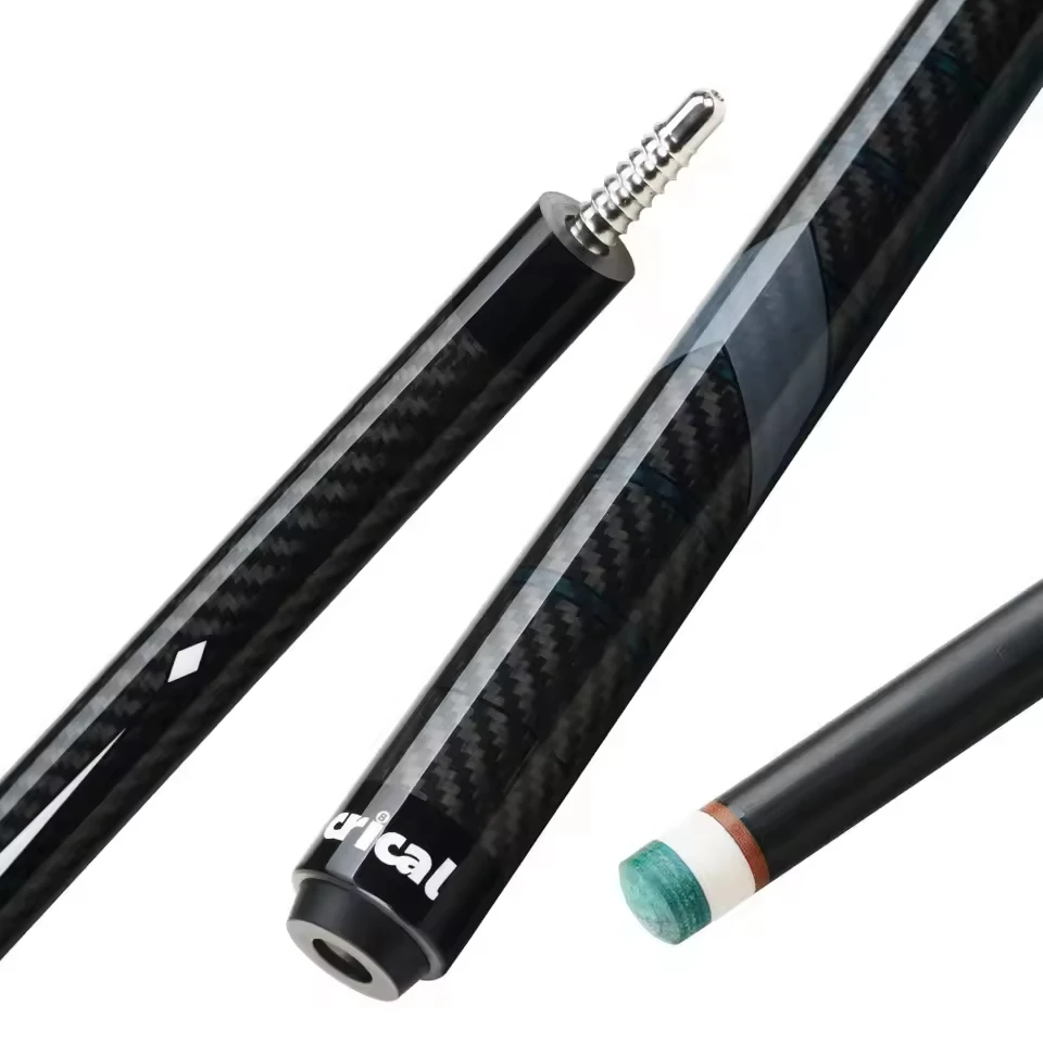 

CL-01 Black Carbon Fiber Pool Cue 1/2 Hit Technology Eight Nine Ball Chinese Style Private Rod 12.5mm