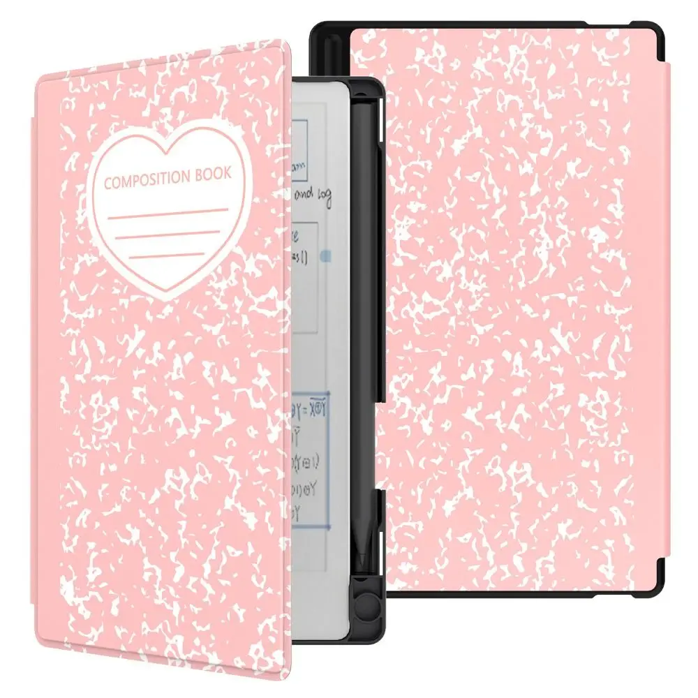 

Износостойкий чехол с функцией автоматического пробуждения/сна, 7,3 дюйма, с гнездом для ручки, чехол-книжка, защита от падения, водонепроницаемый для перемаркиваемой бумаги Pro Move 2025