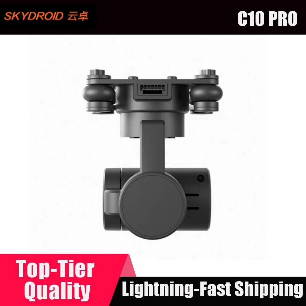 

Skydroid C10 Pro Маленькая 2K HD 3-осевая карданная камера Поддержка обратной связи 1080P Совместимость с пультом дистанционного управления T12/H12/H16/H16Pro