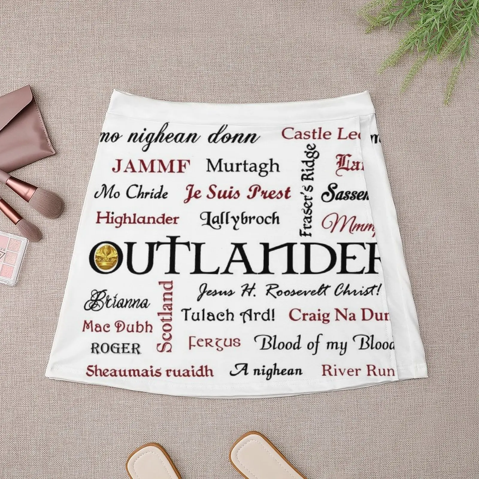 Outlander Characters Names Mini Skirt Woman skirt womens clothing Evening dresses short skirts for women