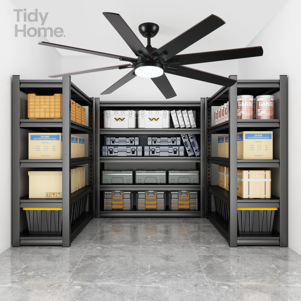 

Large Ceiling Fans with Lights and Remote,8 Blades, Indoor/Outdoor Modern Ceiling Fan for Kitchen Living Room, Quiet DC Motor