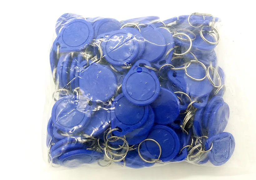 100pcs NFC Tag ISO14443A 13.56Mhz Rfid Tags Keyfob Rewritable Compatible S50