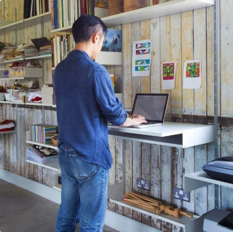 For Wall Mounted Computer Desk Shelf For Vitsoe Voice 606 Universal Shelving System Table Rack Accessories - view 3