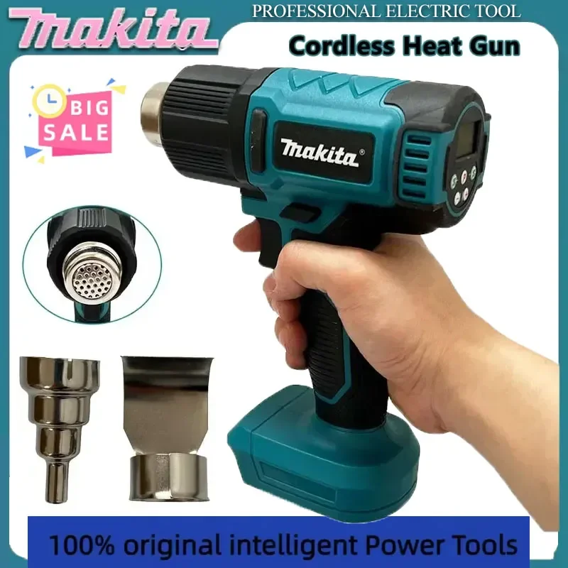 

Makita 18V Hot Air Baking Gun Tools Cordless Heat Gun Air Dryer For Soldering Max 550°C Shrink Film Wireless Rechargeable DHG181