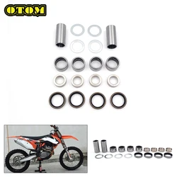 Motorcycle For KTM HUSQVARNA Swing Arm Bearing Bushing Oil Seal Shaft Ring Washer Liner Tube EXC125 SXF250 XCF350 FC250 TE300