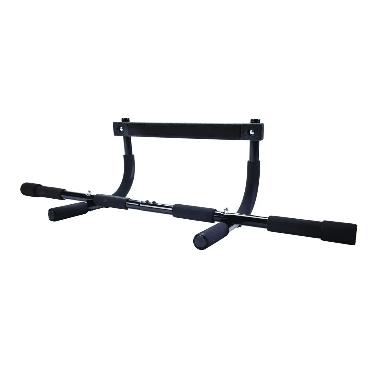 

Multi-Function Pull-Up Bar, Black features comfortable foam heavy gauge steel