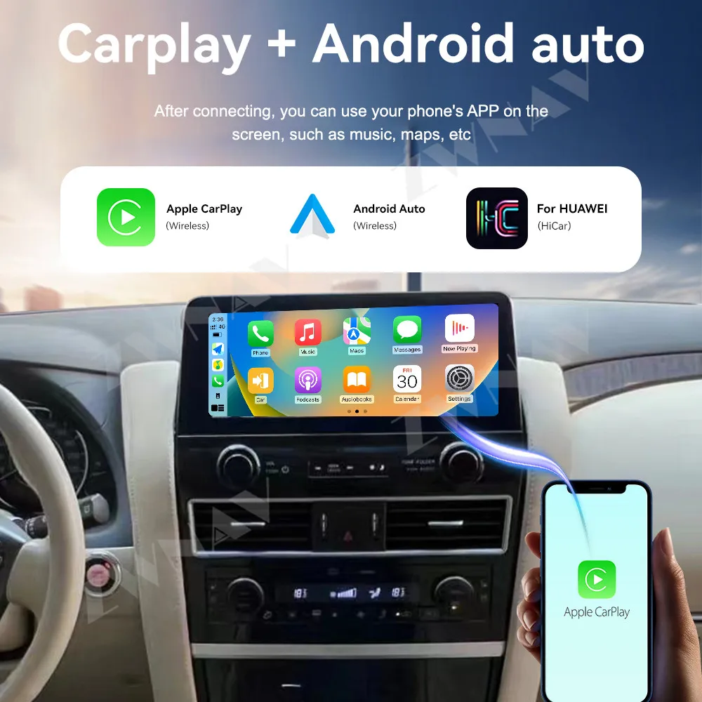 Upgrate 16.3 Inch Multimedia Display Screen For Nissan Amanda 2010-2022 Android 13 GPS Navigation Carplay Car Multimedia Player