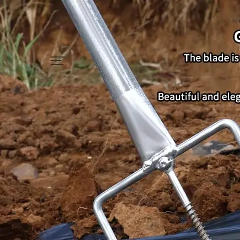 

Metal Stainless Steel Greenhouse Film Punch Retractable Hole Opener Gardening & Planting Tools