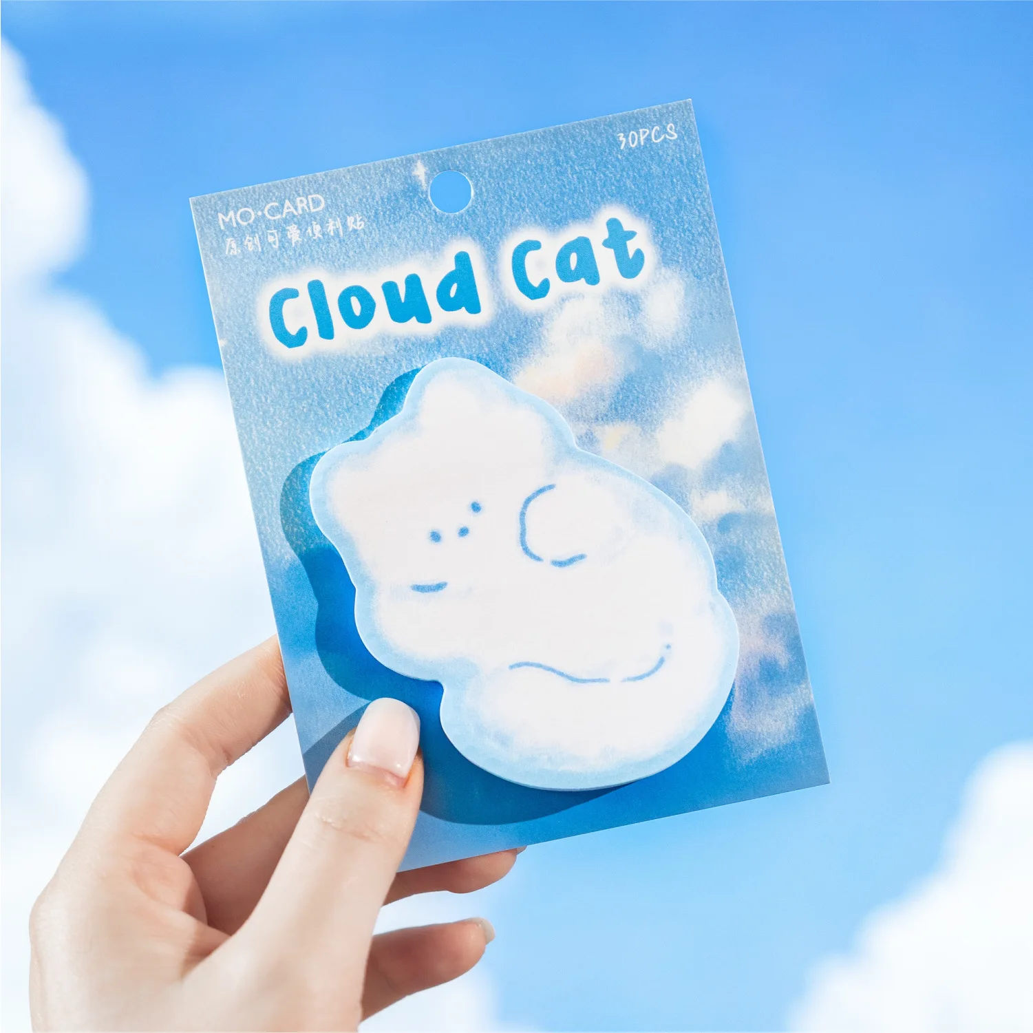 Kawaii سحابة الحيوان الصغير لوحات مذكرة 30 ورقة لطيف ورق للكتابة دفتر ملاحظات لاصق DIY بها بنفسك كتيب المواد مفكرة اللوازم المدرسية #2
