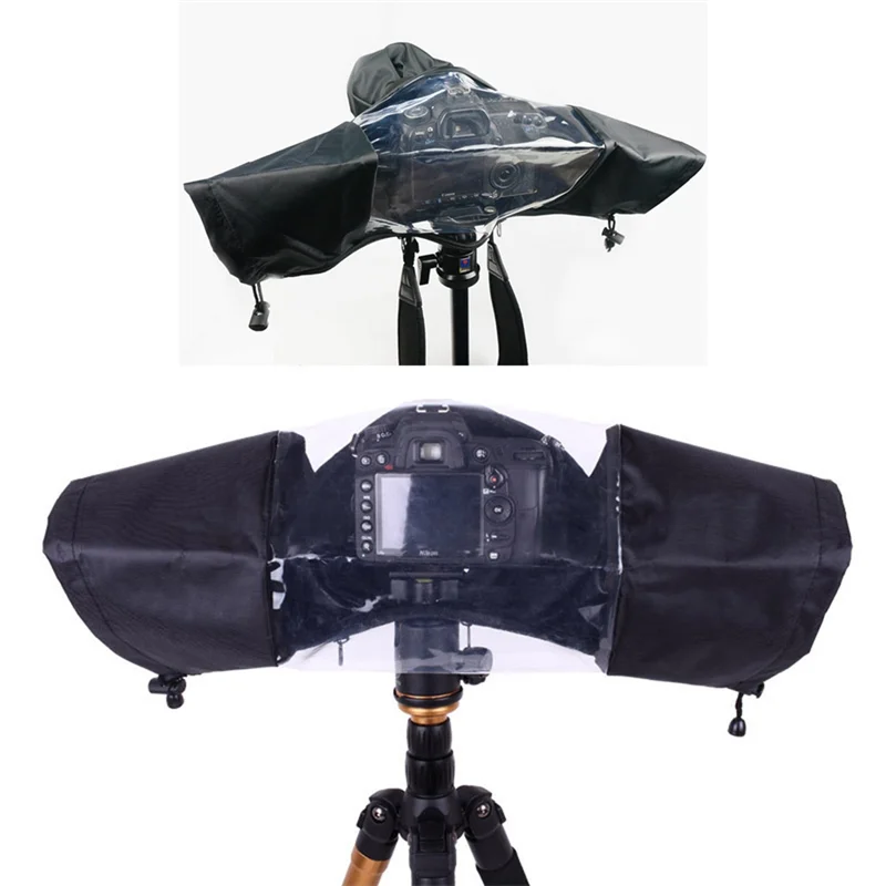 Portable Camera Rain Cover Rain Shade Waterproof Raincoat Raincover DSLR Camera Accessories for Canon Nikon Sony