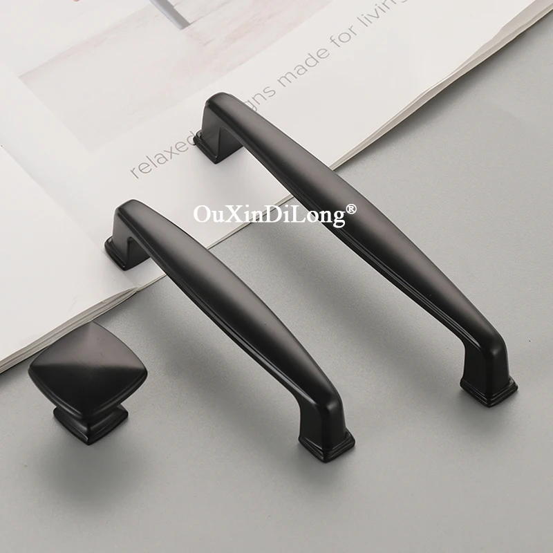 Retro 4PCS Solid Brass Antique Furniture Handles Drawer Pulls Cupboard Wardrobe Closet Dresser Shoe TV Wine Cabinet Pulls Knobs