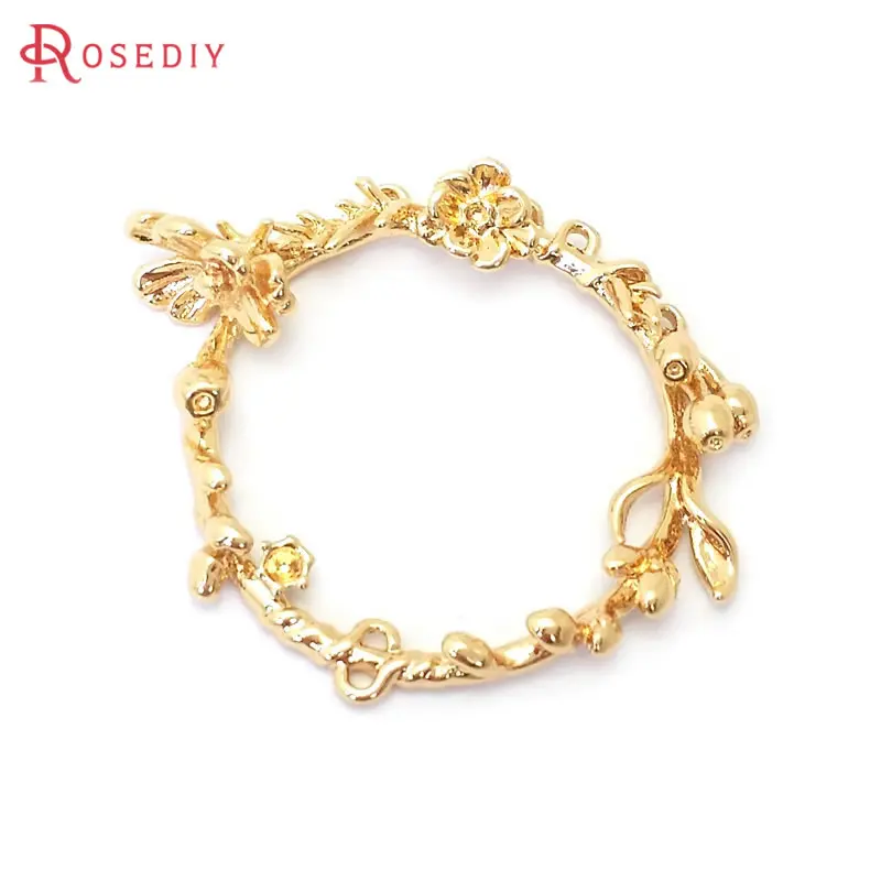 6PCS 18K Gold Color… - image