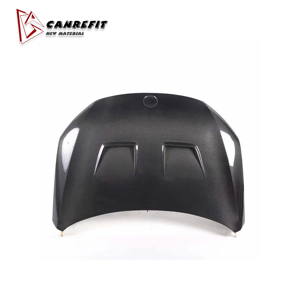 FOR Volkswagen Scirocco VW 2010 2011 2012 2013 2014 2015 2016 2017R style custom carbon fiber hood vent hole