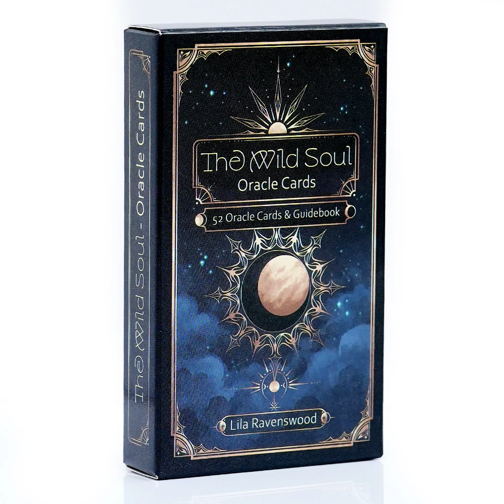 كلمة الروح أوراكل 52 قطعة بطاقات التارو سطح السفينة لعبة للمبتدئين الرسوم التوضيحية الجميلة هدية حفلة عائلية #1