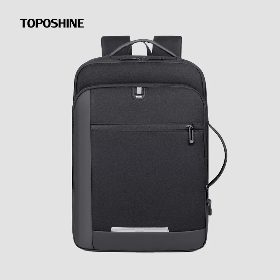 Toposhine Men's Backpacks Multi-functional Travel Bag Youth Big Capacity Storage 15.6 Inch Laptop Bag Male Camping Backpack USB