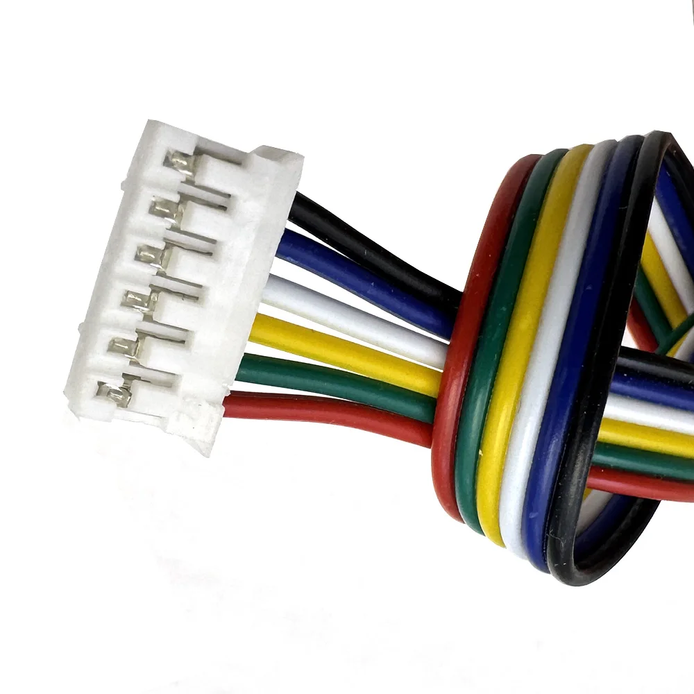 PH2.0 6-Pin Typ-C Buchsenkabel für Panelmontage, Direktpressverschluss, Unterstützt Datenübertragung & PD-Schnellladung mit D+ D- CC1 CC2 – Detail 6