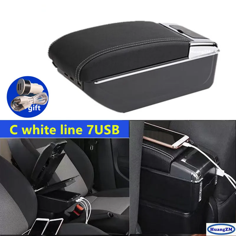 Für Nissan März Micra K13 Armlehne Box Für Nissan Sunny Auto Armlehne Arm Lagerung Box Retrofit Teile Auto Zubehör 2010-2023 – Detail 19