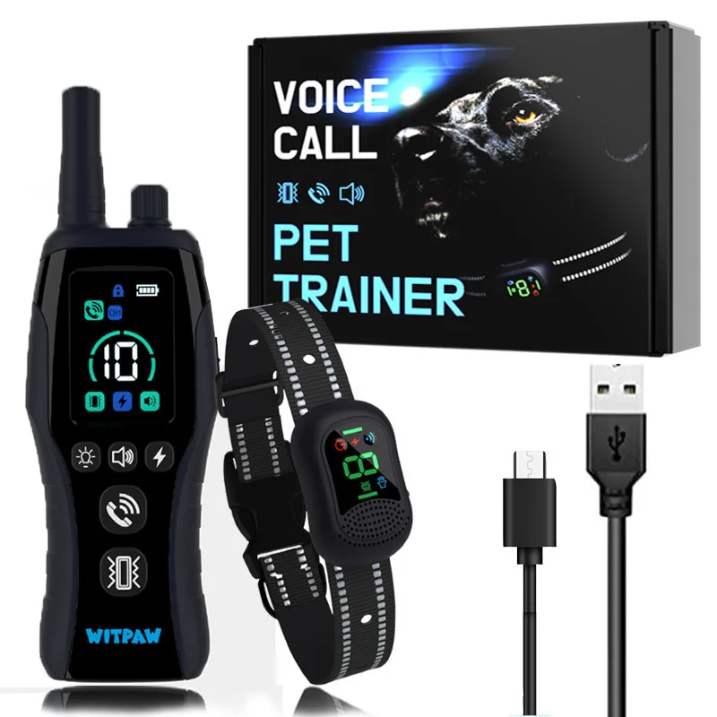 

Dog Training Collar with Remote Control 6500FT Dog Shock Collar for Small Medium Large Dogs, IPX7 Waterproof, 4 Training Modes