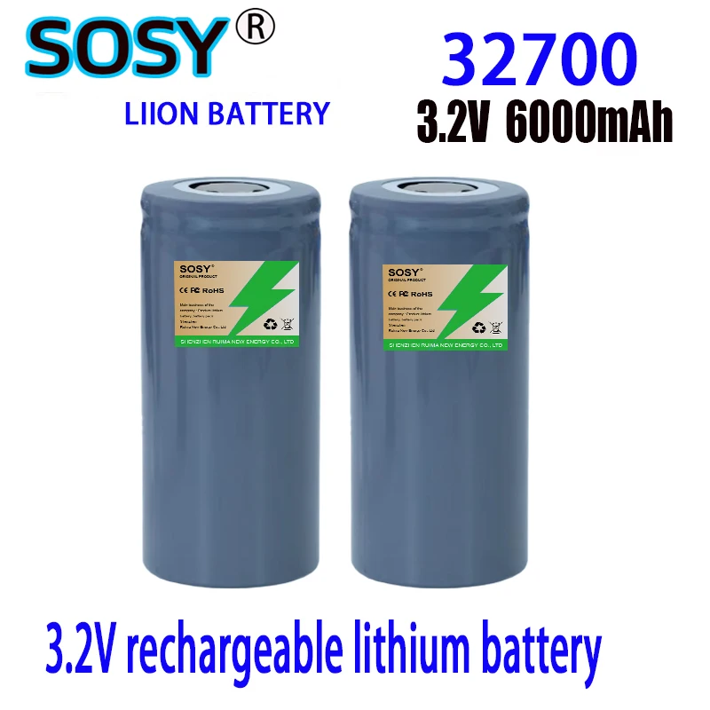 

100% original SOSY 3.2V 32700 6000mAh Li-On rechargeable electric tool/electric scooter/outdoor lighting battery