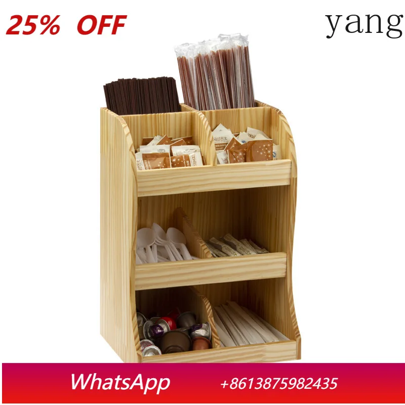 

CX paper cup storage rack, bar counter, milk ball tissue straw, multi-functional storage box