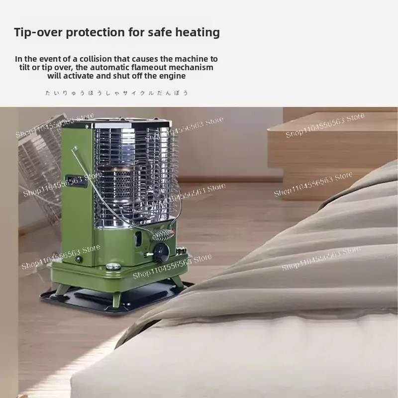 

4L Portable Outdoor Fuel Heater Stove 2400W - for Camping Hiking Picnic Outdoor Activities