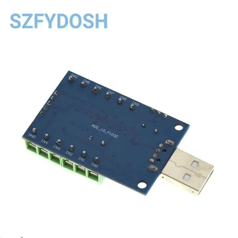 NEW 12Bit USB interface channels 10 bit AD sampling ADC data acquisition STM32 UART communication module