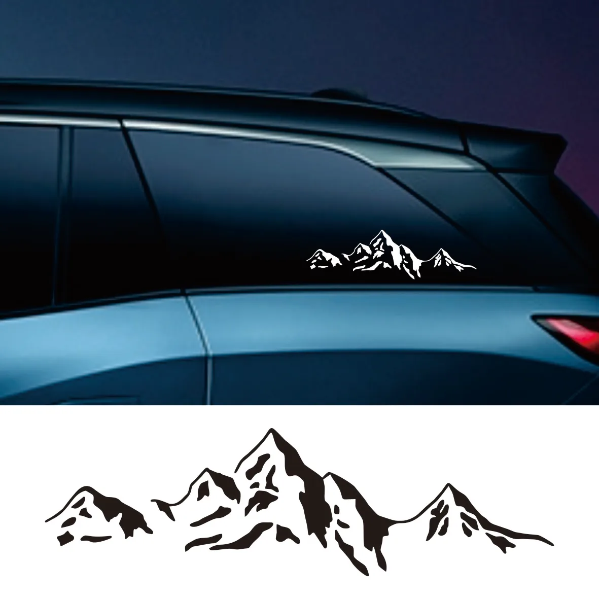 

Mountain Die-Cut Vinyl Decal Car Sticker Waterproof Auto Decors On Car Body Bumper Rear Window Laptop Stickerscustomized