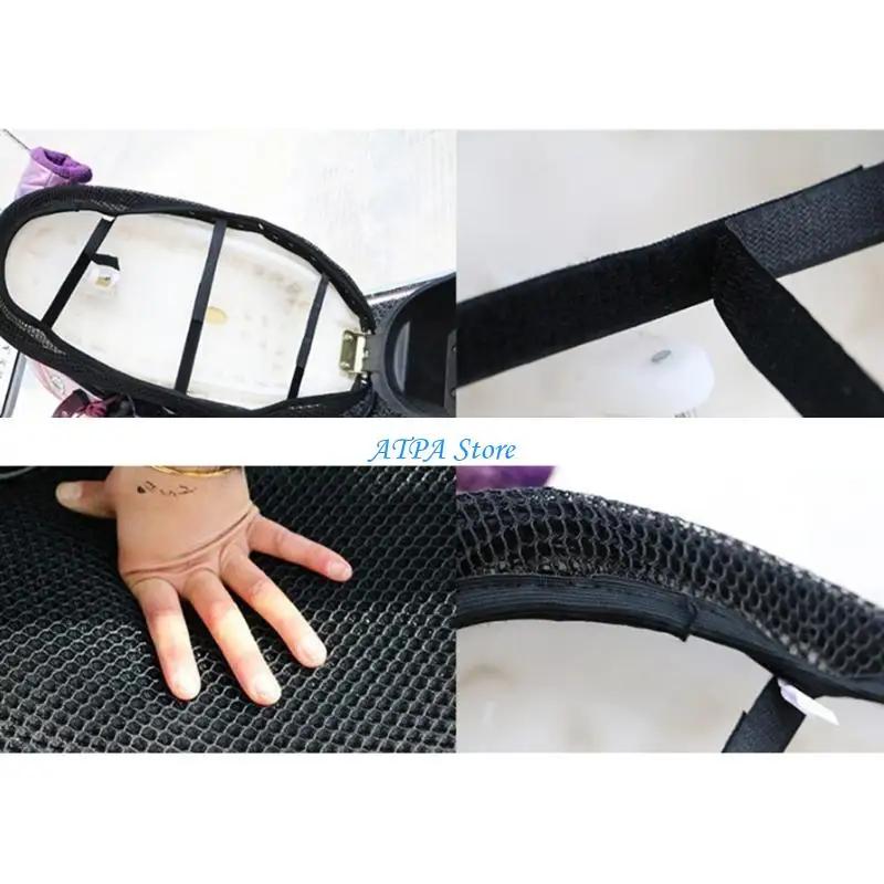 

U13C Anti-Slip Mesh Fabric Cover Breathable Suncreen Motorcycle Pad