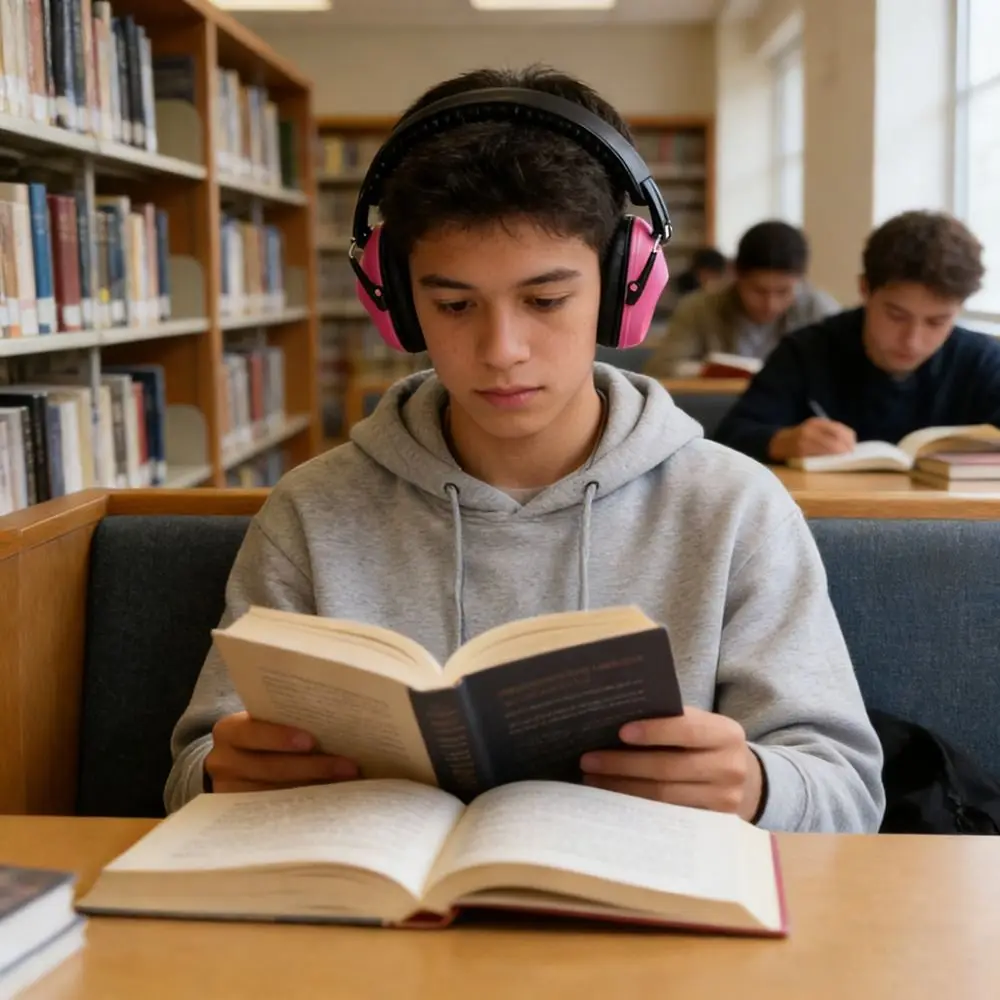 Adjustable Anti-Noise Earmuffs Noise Reduction Head Mounted Ear Protector Soundproof Hearing Protection Ear Defenders