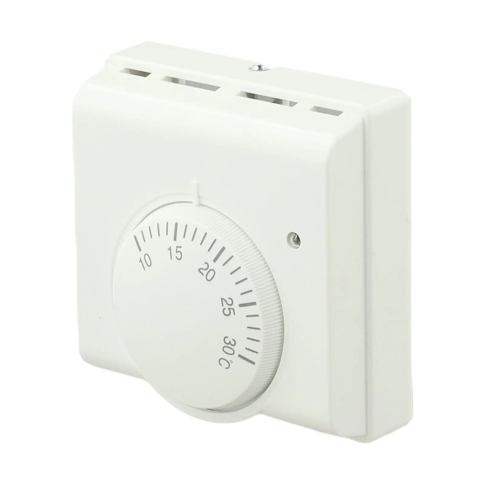 Thermostat for Floor Heating with Mechanical Rotary Control and Compatibility for Combination or Standard Boilers