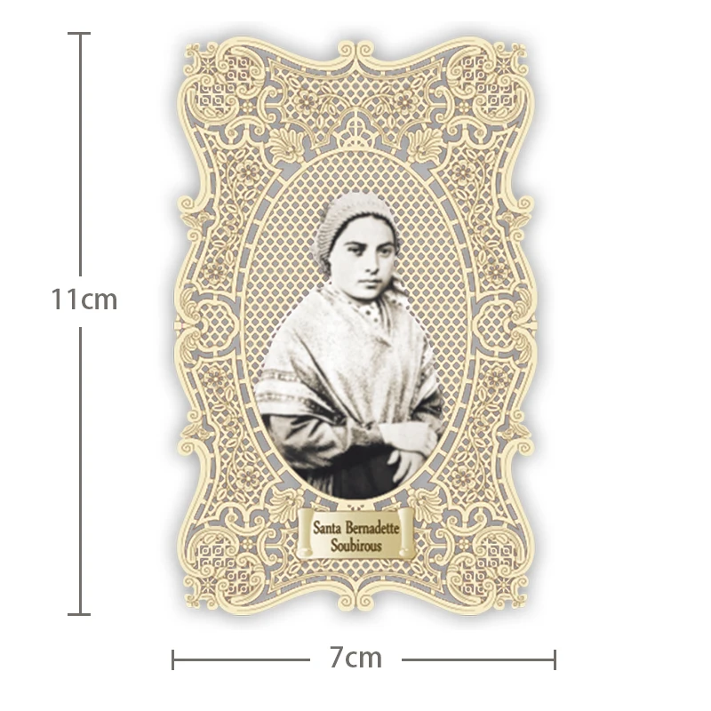 Holy Women Series Hollowed Out Lace Icon Bible Bookmark Cards Articulos Religiosos Catolico Figuras Religiosas