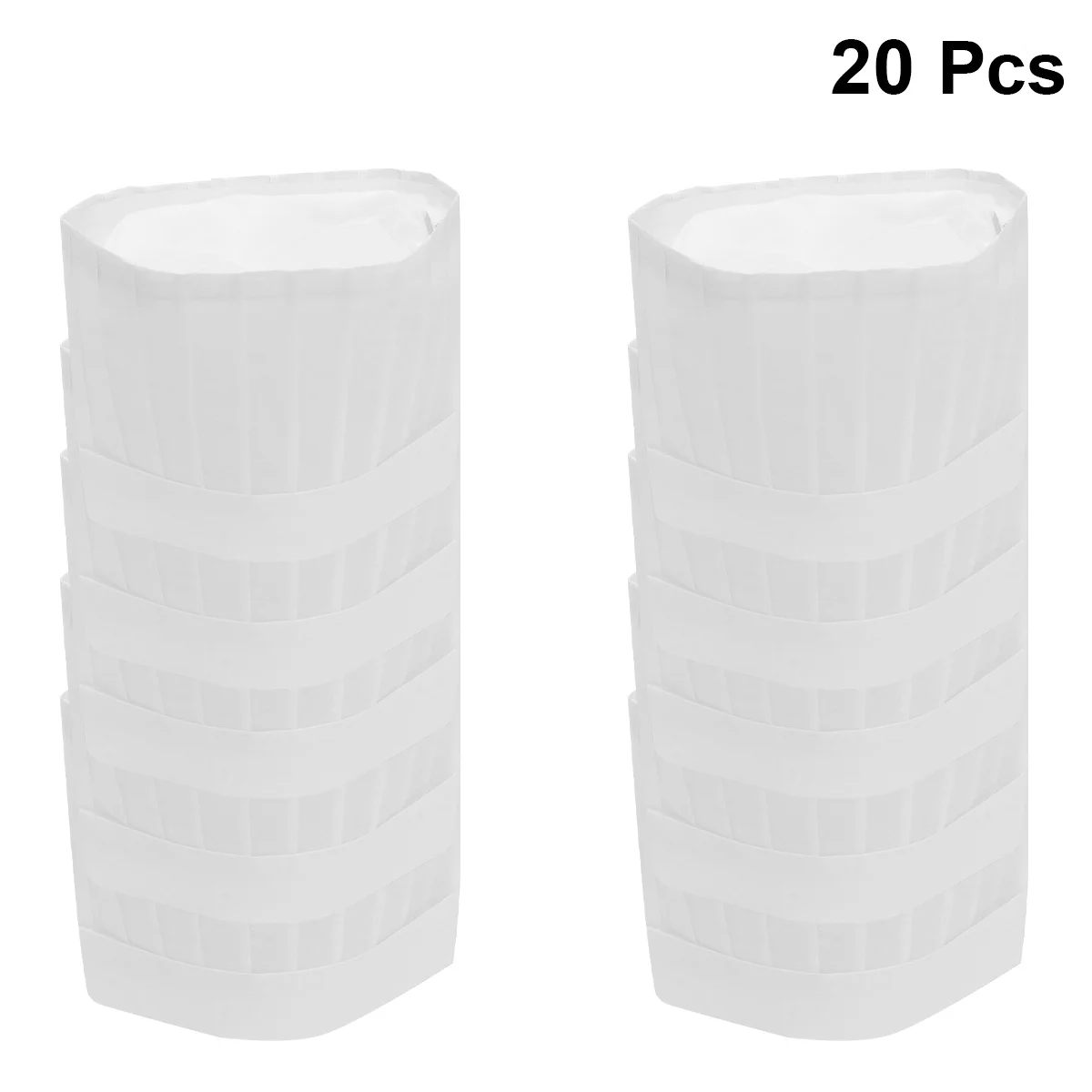 20Pcs Non Woven Chef Hats Lightweight Disposable Headwear for Cooking Baking Catering Kitchen Use Chef -Off Chefs