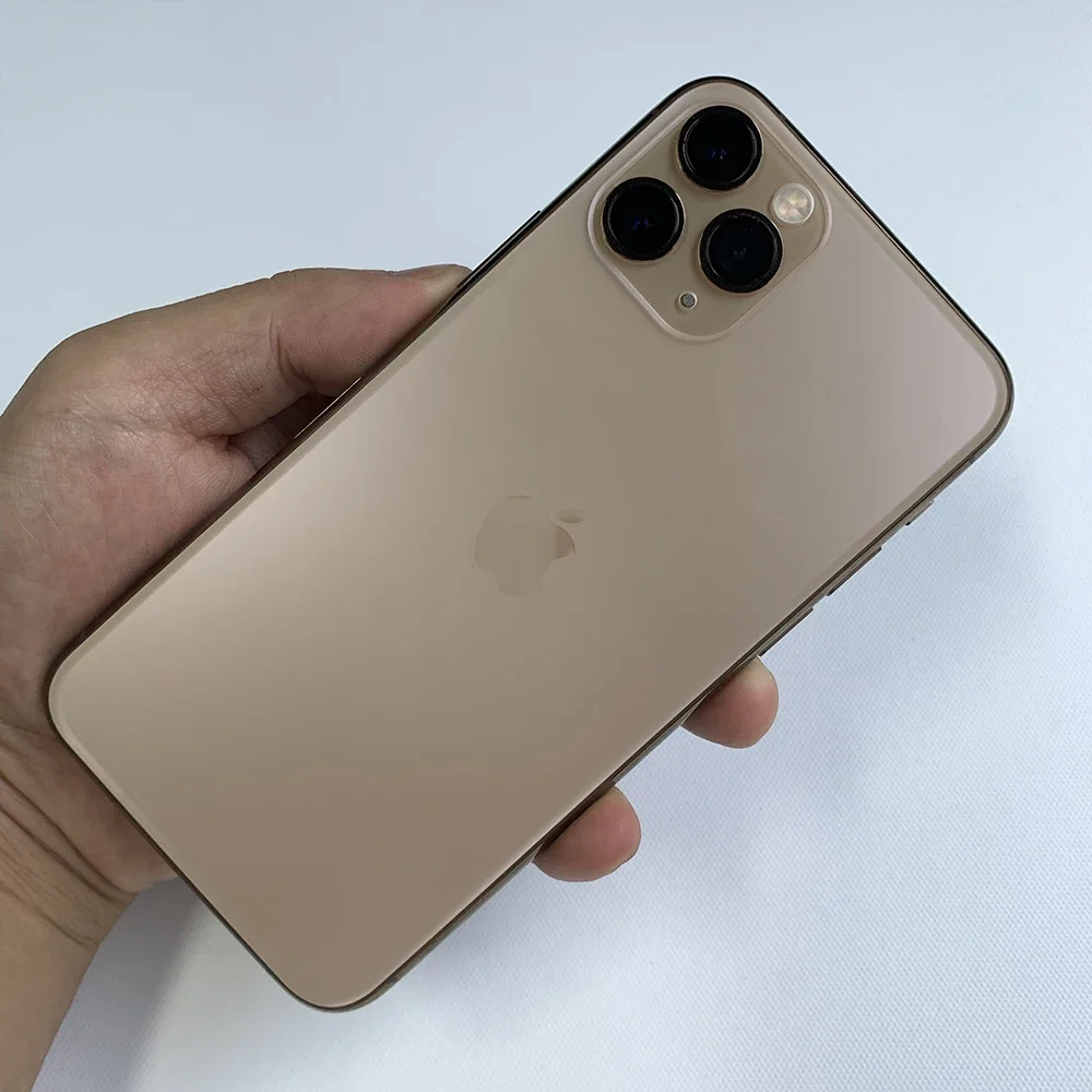 هاتف Apple iPhone 11 Pro Max 4G الأصلي معرف الوجه 64GB/256GB 11PM NFC شاشة OLED مقاس 6.5 بوصة A13 Bionic Hexa-Core 11 pro max
