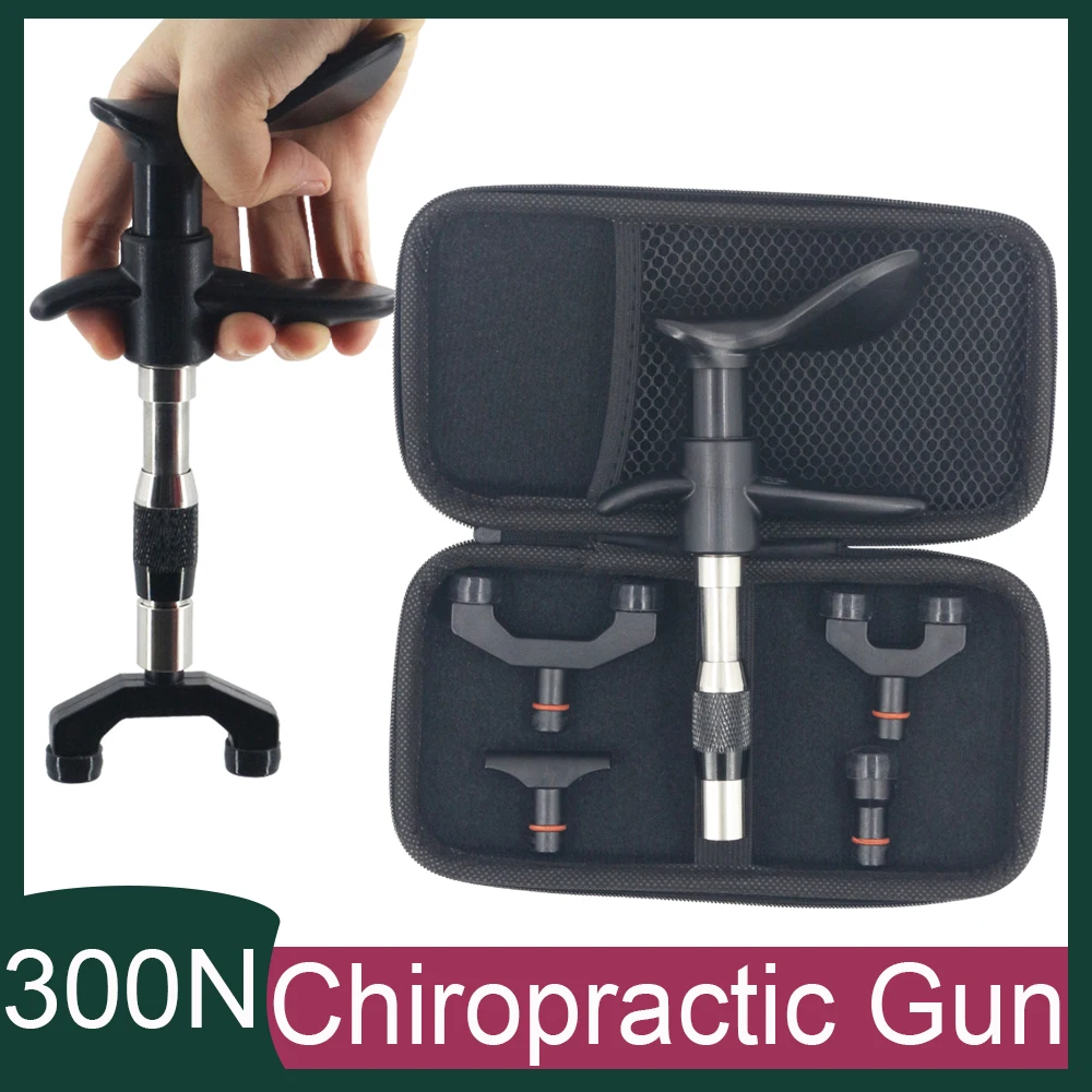 

Portable 300 Chiropractic Adjusting Tools Spinal Cervical Massager Effective Body Relax Massager Spine Correction Gun Home Use