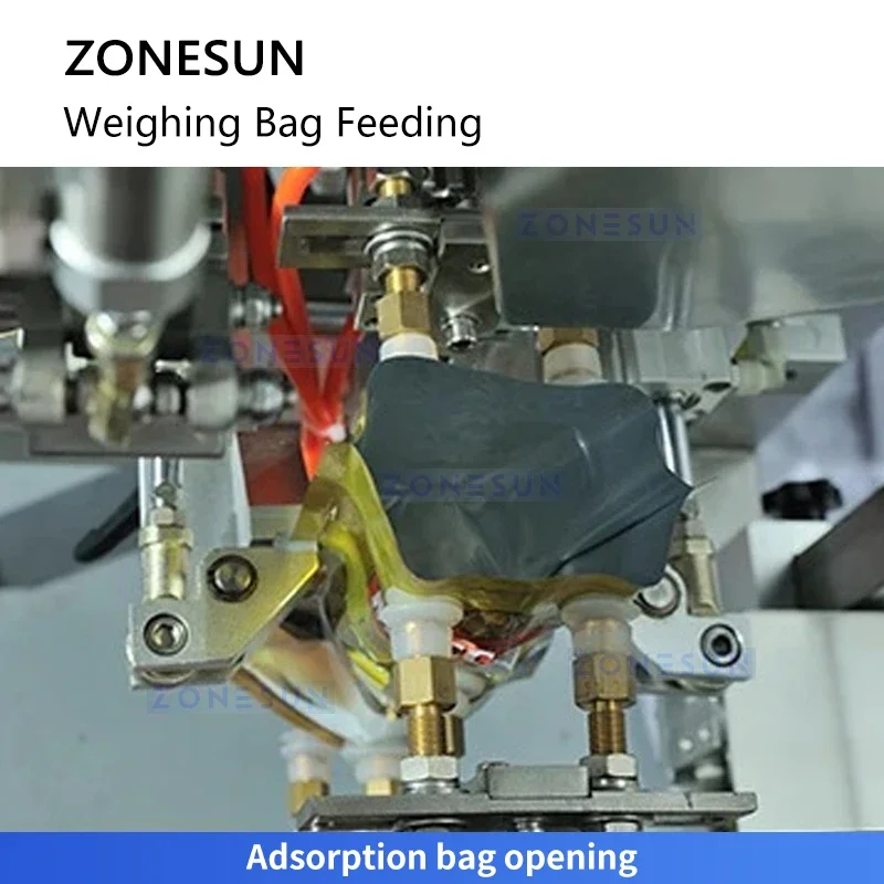 ZONESUN ZS-CZP320 آلة تعبئة وزن متعددة الرؤوس آلة تعبئة الحبيبات آلة تعبئة الأكياس مسبقة الصنع