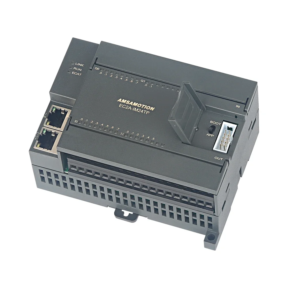EC2A-IM24R EtherNet Remote IO ProfiBus Module Support EtherNet/IP Protocol 14I 10O 2 Ethernet Ports EC2A-IM24TP