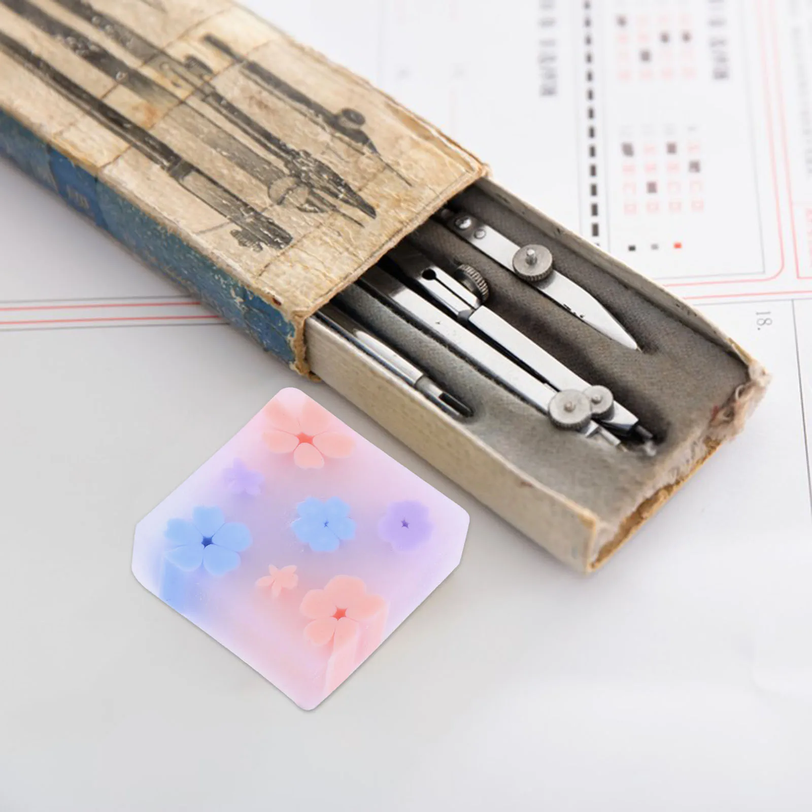 

32Pcs Jelly Color Erasers Portable Cute Multi-Function Pencil Erasers for Study Office Daily Use Eraser Eraser Pack