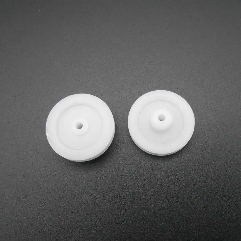 

200Pcs/Lot 182A Plastic Pulley 5.6MM Height Model Motor Wheels for DIY 18MM Outer Dia, 2MM Shaft Bore Hole (1.95MM Tight Fit) 2A