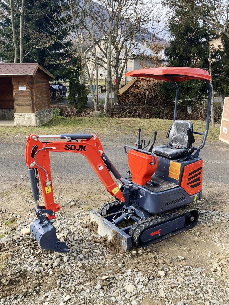 รถขุดขนาดเล็กขนาดกะทัดรัด Mini HydraulicExcavator 1.2 ตันพร้อม EPA / CE / EURO 5 การปรับแต่งโรงงานขุดขนาดเล็กของจีน