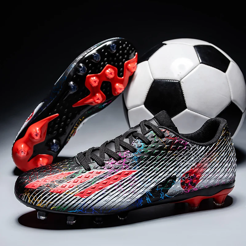 

2025 Football Shoes Men's Soccer Shoes Wear Resistant Football Boot Outdoor Non-Slip Gym Sport Trainning Sneakers 2023 Hot Sale